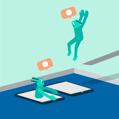 Illustration of social media